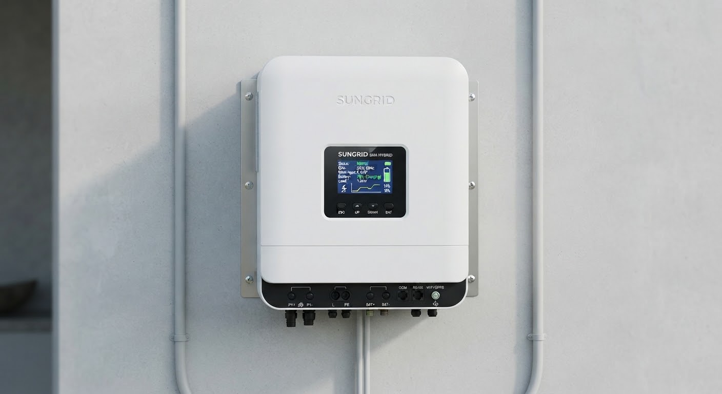 6kW Hybrid Solar Inverter (Pure Sine Wave) — Pure Sine Wave · Dual MPPT Trackers