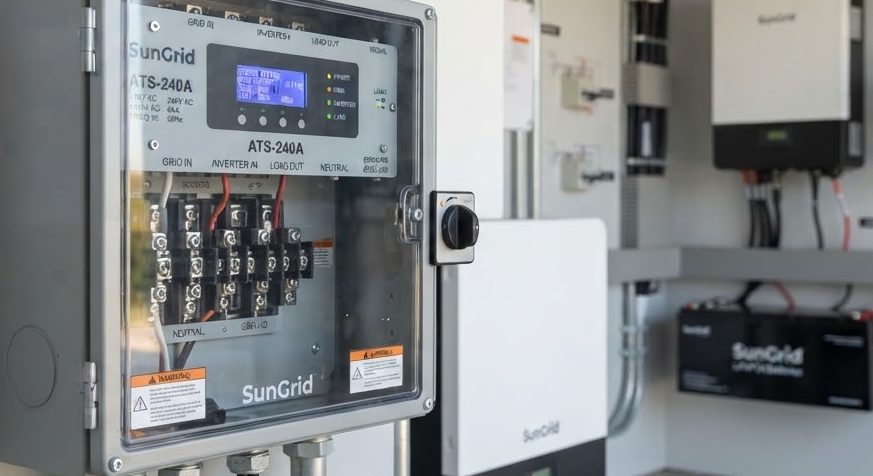 Automatic Transfer Switch 63A — detail view