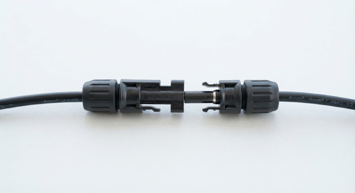 Original MC4 Connectors (Pair) — IP68 Sealed · 30A Rated Pair